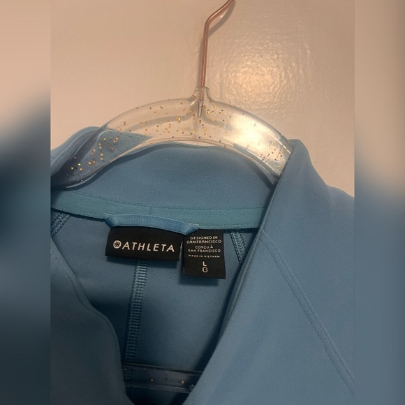 Athleta Salutation Blue Jacket Women's $120 Size L - Picture 3 of 7